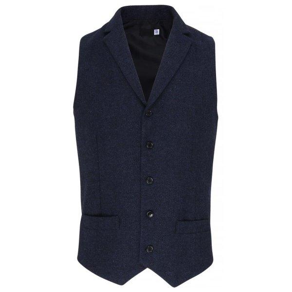Premier Workwear Férfi gyapjúmellény - Sötétkék | XS
