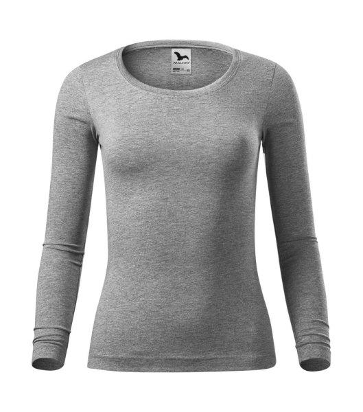 MALFINI Női hosszú ujjú póló Fit-T Long Sleeve - Sötétszürke melírozott
| XXL
