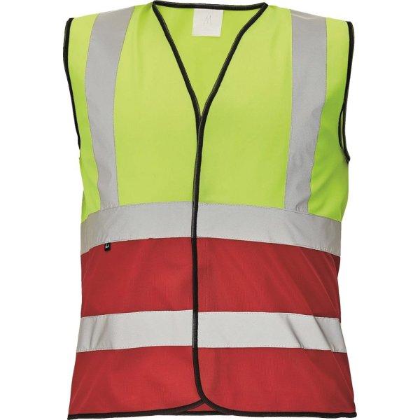 Cerva Fémyvisszaverő mellény LYNX DUO - Sárga / piros | XL
