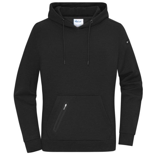 James & Nicholson (Daiber) Stílusos női kapucnis pulóver 8045 - Fekete | XL