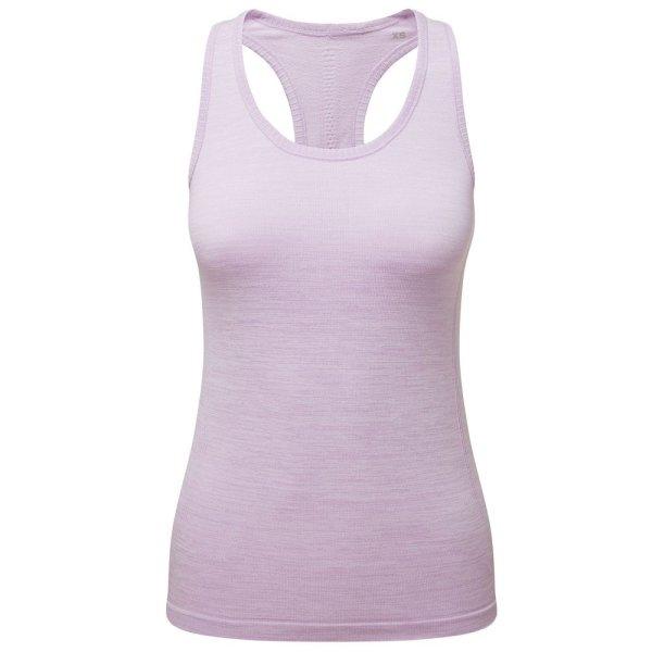 TriDri® Női varrás nélküli sport trikó 3D Fit - Lila melírozott | XL