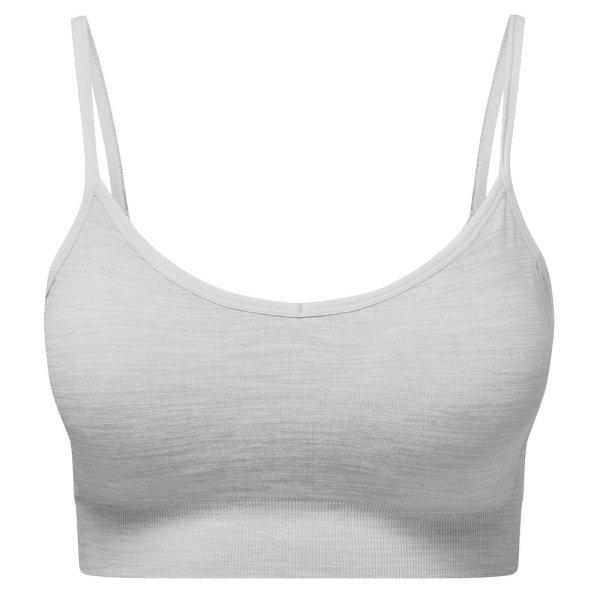 TriDri® Varrás nélküli sportmelltartó 3D Fit - Jégszürke melír | L