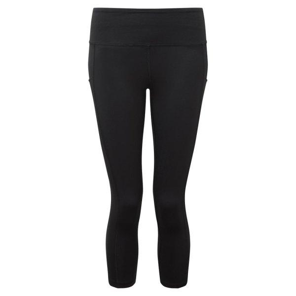 TriDri® Női 3/4-es leggings újrahasznosított poliészterből - Fekete | XS