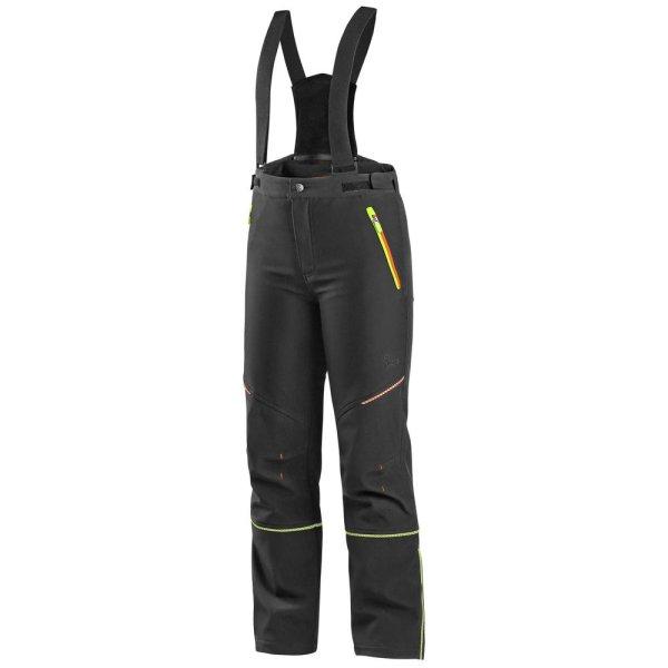 Canis (CXS) Gyerek téli softshell nadrág CXS TRENTON - Fekete / sárga | 160
cm