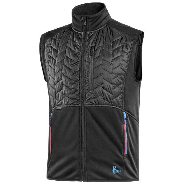 Canis (CXS) Férfi mellény CXS LEONIS - Fekete / kék | XXXL