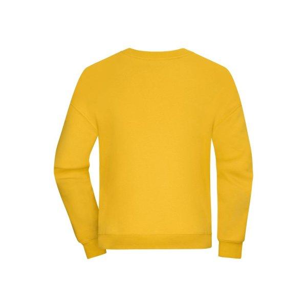 James & Nicholson (Daiber) Oversize UNISEX pulóver - Napraforgósárga | M