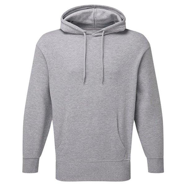 TriDri® Uniszex kapucnis pulóver újrahasznosított anyagból - Szürke
melírozott | XXL