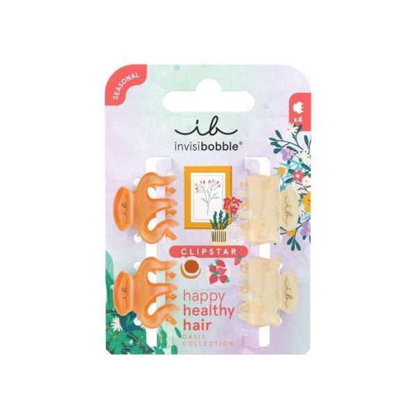 Invisibobble Hajcsipesz Clipstar XS Oasis Petit Citrus 4 db