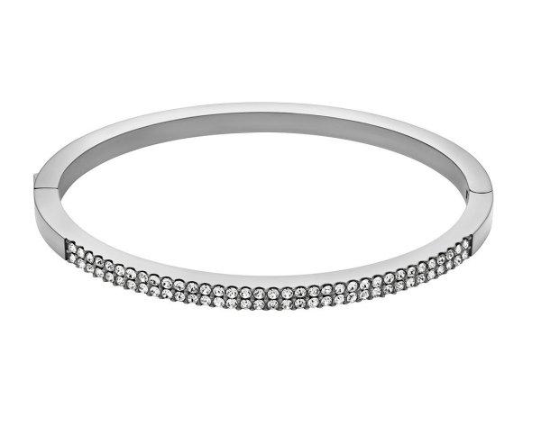 Fossil Merev acél karkötő kristályokkal Ellis Pavé JF03872710