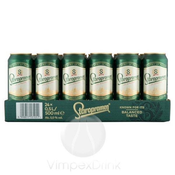 Staropramen 0,5l dobozos /24/ - DRS