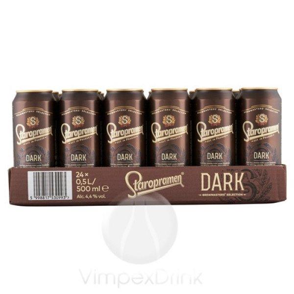 Staropramen DARK 0,5l dobozos /24/-DRS
