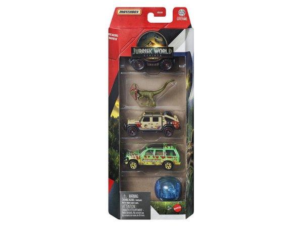 Matchbox Jurassic World kisautó 5-ös csomag
