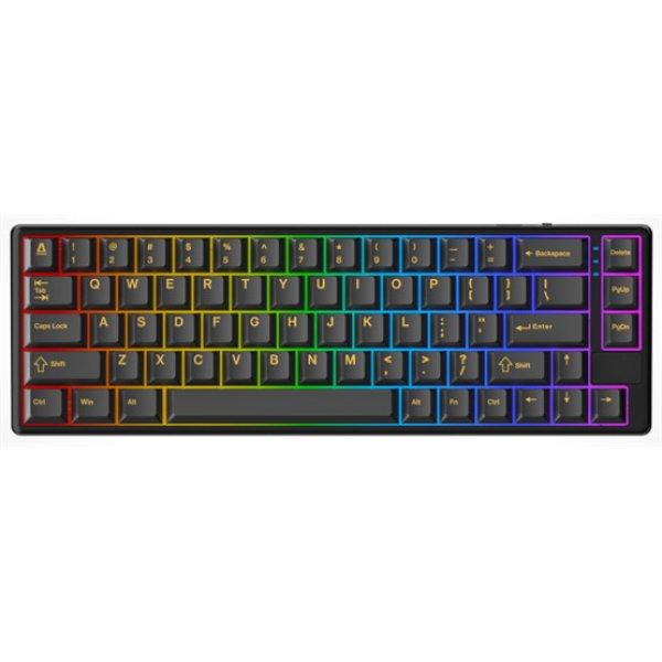 BIL AVAX GM01 PRO 65% RGB tri-mode mechanikus billentyűzet Gateron barna
switch, magyar kiosztás