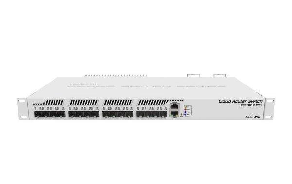 MIKROTIK RouterBOARD Cloud Router Switch CRS317-1G-16S+RM + L6 (800MHz; 1GB RAM;
1x GLAN; 16x SFP+) rack
