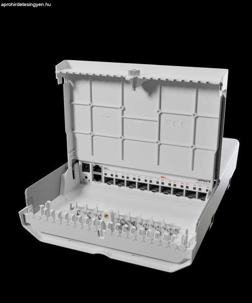 MIKROTIK RouterBOARD Cloud Router Switch netFiber 9 + L5 (800MHz; 256MB RAM; 1x
GLAN; 5x SFP; 5x SFP+) outdoor