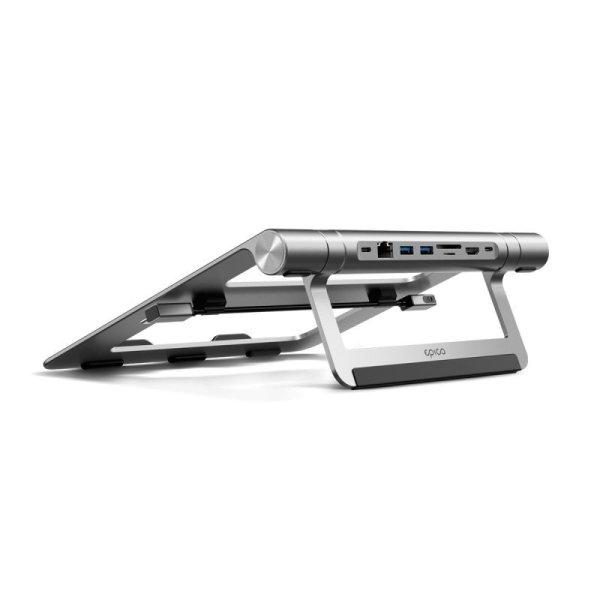 EPICO 8in1 HUB with Macbook Stand