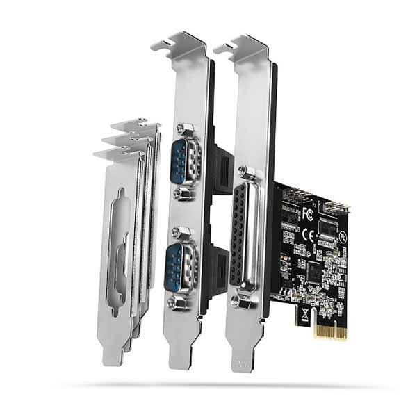 AXAGON PCEA-PSN, PCIe vezérlő - 1x párhuzamos (LPT) + 2x soros port (RS232)
250 kbps, LP-vel - PC