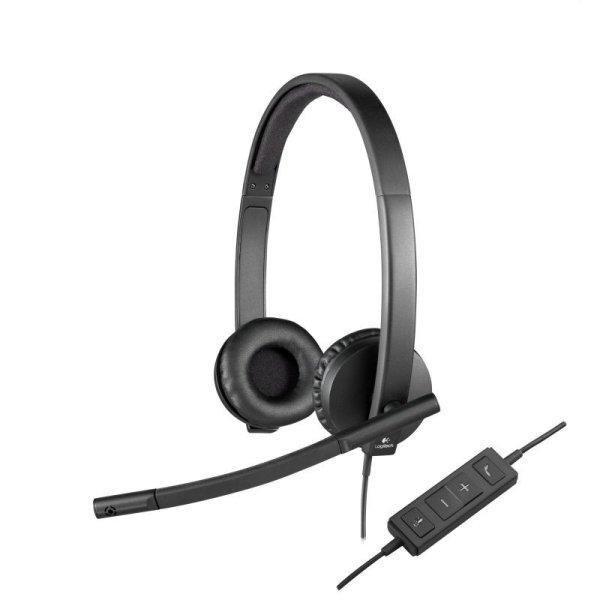Logitech H570e - USB stereo headset