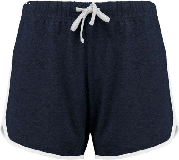 PA1021 pamut Női sport rövidnadrág Proact, Navy/White-L