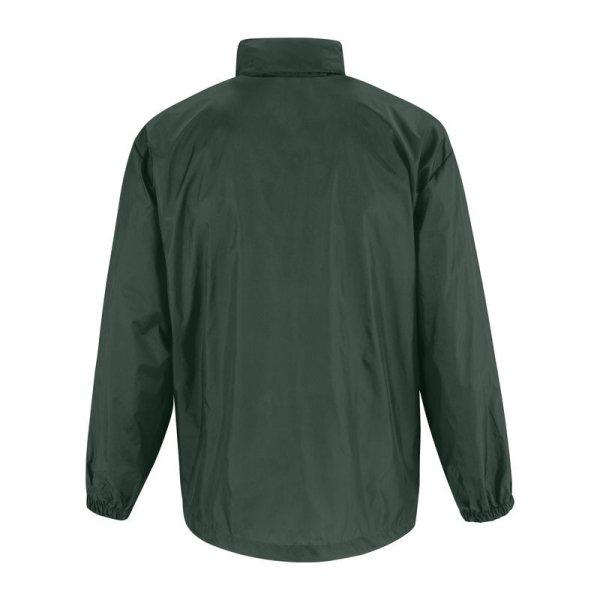 B&C SIROCCO széldzseki rejtett kapucnival BS02, Bottle Green-L