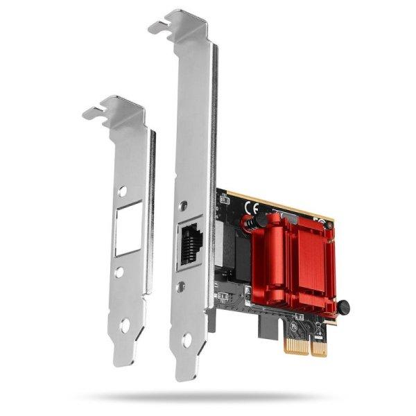 AXAGON PCEE-GIX, PCIe hálózati kártya - 1x Gigabit Ethernet port (RJ-45),
Intel i210AT, PXE, LP-vel - PC