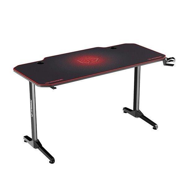 ULTRADESK Gamer játékos asztal FRAG - RED, 140x66 cm, 76 cm, XXL egérpad,
ultradesk BEAM, fejhallgató tartó