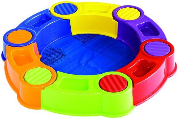 Homokozó 141 cm – kültéri, puzzle elemes – COLOMBUS RAINBOW
