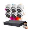 Dahua 6 dome biztonsgi kamers IP kamera rendszer 4MP szne