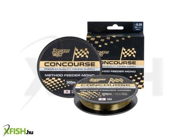 Benzár Concourse Monofil Method Feeder Zsinór 300 m 0,20 mm 5,4 kg Aranybarna
