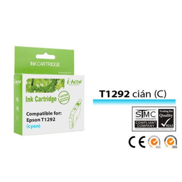 Epson -hoz T1292 C utángyártott tintapatron (cián) (≈420oldal)