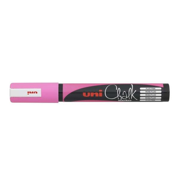 Krétamarker 1,8-2,5mm, Uni PWE-5M FL rózsaszín