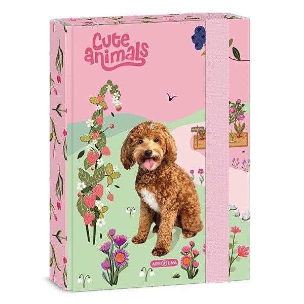 Füzetbox ARS UNA A/5 Cute Animals-Doggie