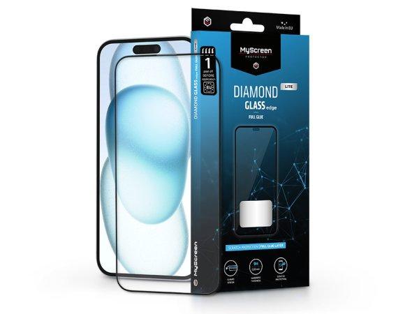 Apple iPhone 15 Plus/15 Pro Max edzett üveg képernyővédő fólia - MyScreen
Protector Diamond Glass Lite Edge2.5D Full Glue - fekete