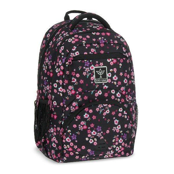 Hátizsák ARS UNA ergonomikus 27L Pearl Blossom Black