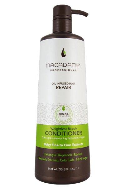 Macadamia Könnyű balzsam hidratáló hatással Weightless Repair (Conditioner)
1000 ml