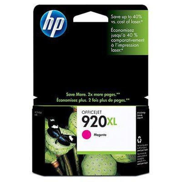 HP Nr.920XL (CD973AE) eredeti magenta tintapatron, ~700 oldal