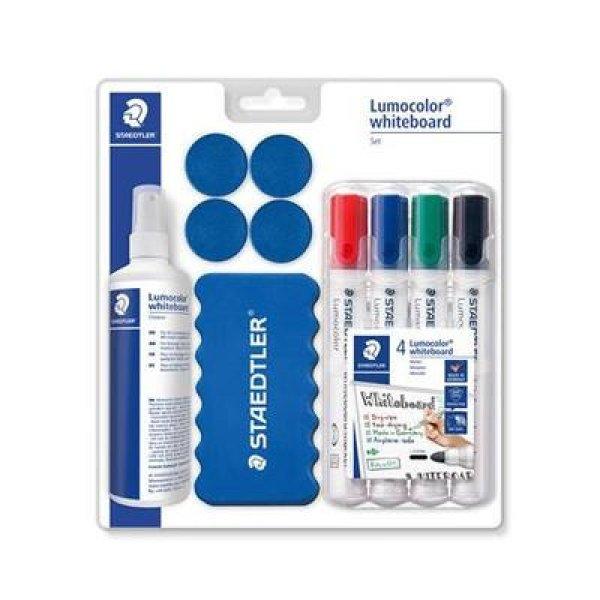 Táblamarker készlet, 2 mm, kúpos, STAEDTLER "Lumocolor® Set 613
S", 10 darabos