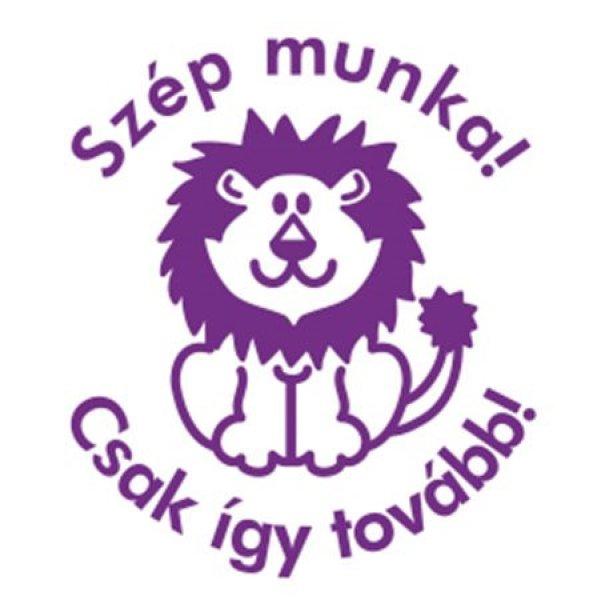 Bélyegző, motivációs, Szép munka! Csak így tovább!, COLOP
"N43-kék", lila