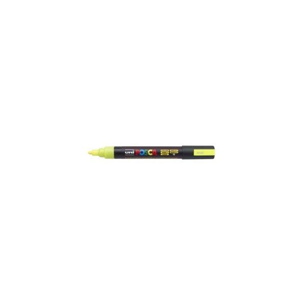 Dekormarker 1,8-2,5mm, Uni Posca PC-5M fluor sárga