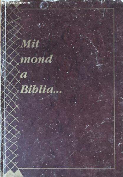 Mit mond a Biblia... - 