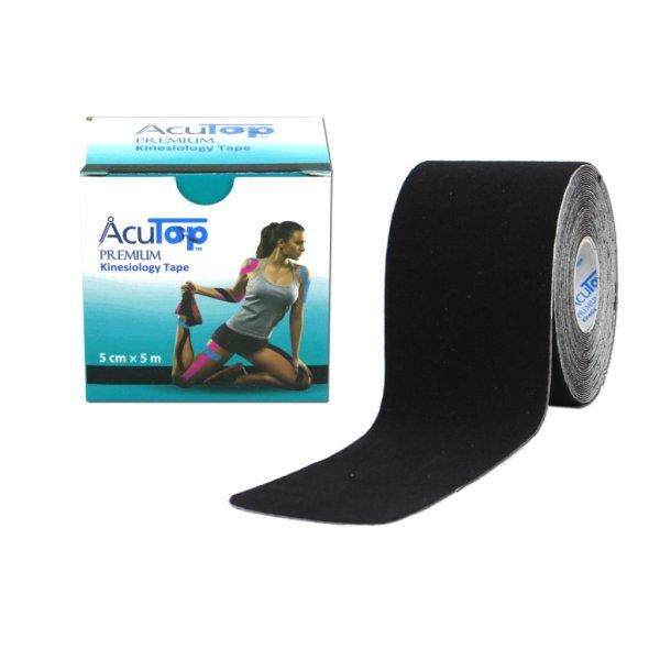 ACUTOP Premium Kineziológiai Tapasz 5 cm x 5 m Fekete