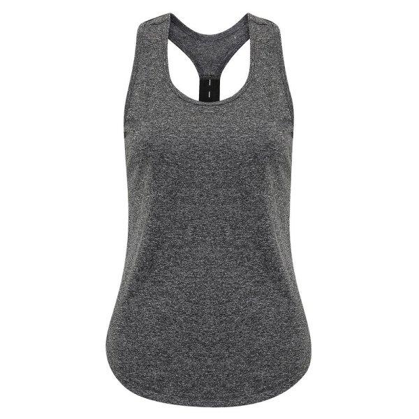TriDri® Női funkcionális top - Fekete melírozott | M