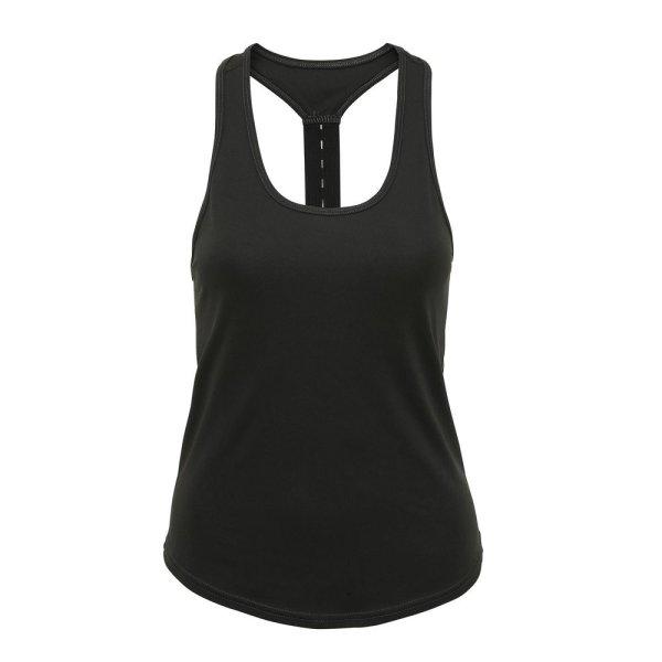 TriDri® Női funkcionális top - Szénfekete | XS