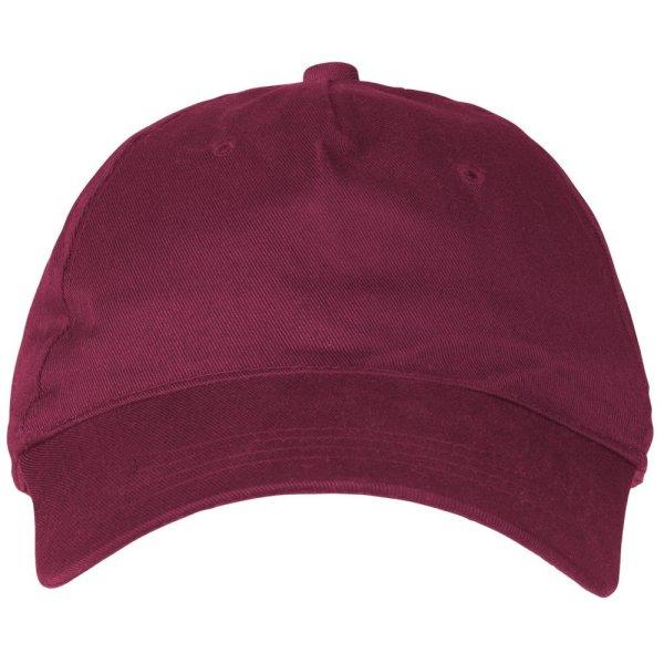 Neutral 5 paneles sildes sapka organikus Fairtrade biopamutból - Bordeaux