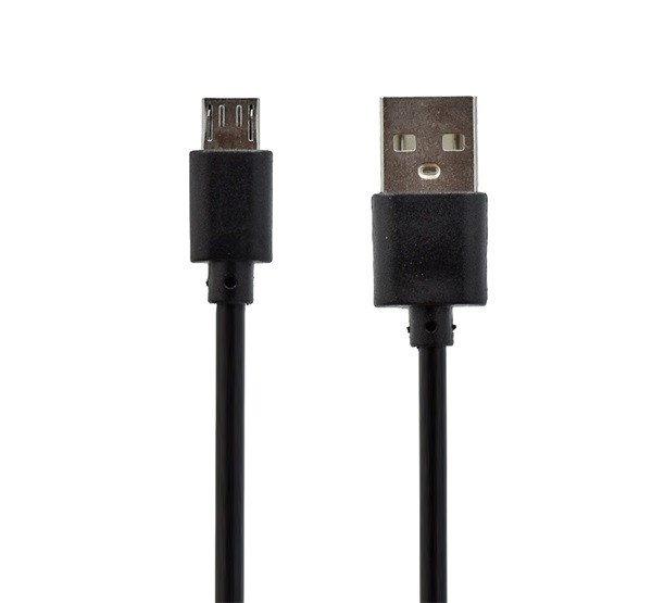 Adatkábel (USB - microUSB, 100cm) FEKETE