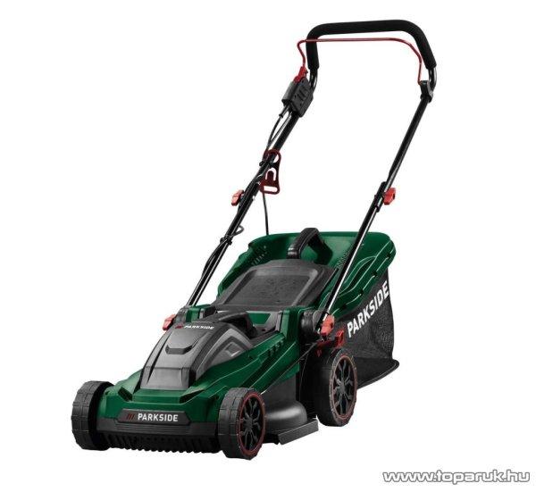 ParkSide PERM 1500 A1 Turbo Power elektromos fűnyíró, turbómotoros, magas
forgatónyomatékkal, 1500 W (36 cm vágásszélesség)
