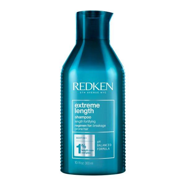 Redken Extreme Length (Shampoo with Biotin) sampon a hosszú és sérült haj
erősítésére 300 ml