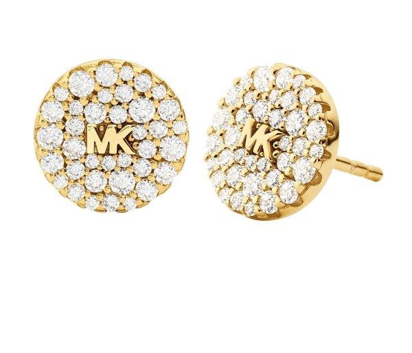 Michael Kors Csillogó aranyozott fülbevaló cirkónium kövekkel Elegáns
MKC1496AN710