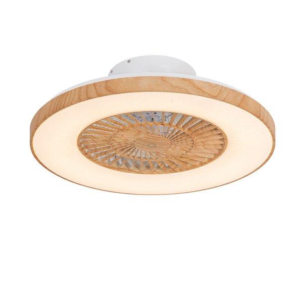 Mennyezeti ventilátor famintás 60cm LED-del, fényerőszabályzóval és
távirányítóval - Climo