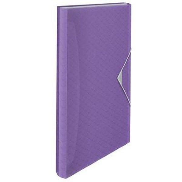 Harmonikamappa, A4, PP, 6 rekeszes, ESSELTE "Colour'Breeze",
levendula